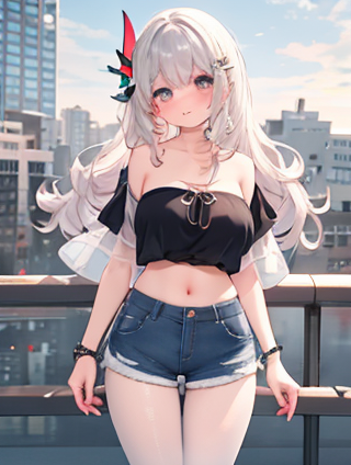 夏季黑色连衣裙与牛仔裤的完美邂逅：打造夏日轻盈造型
